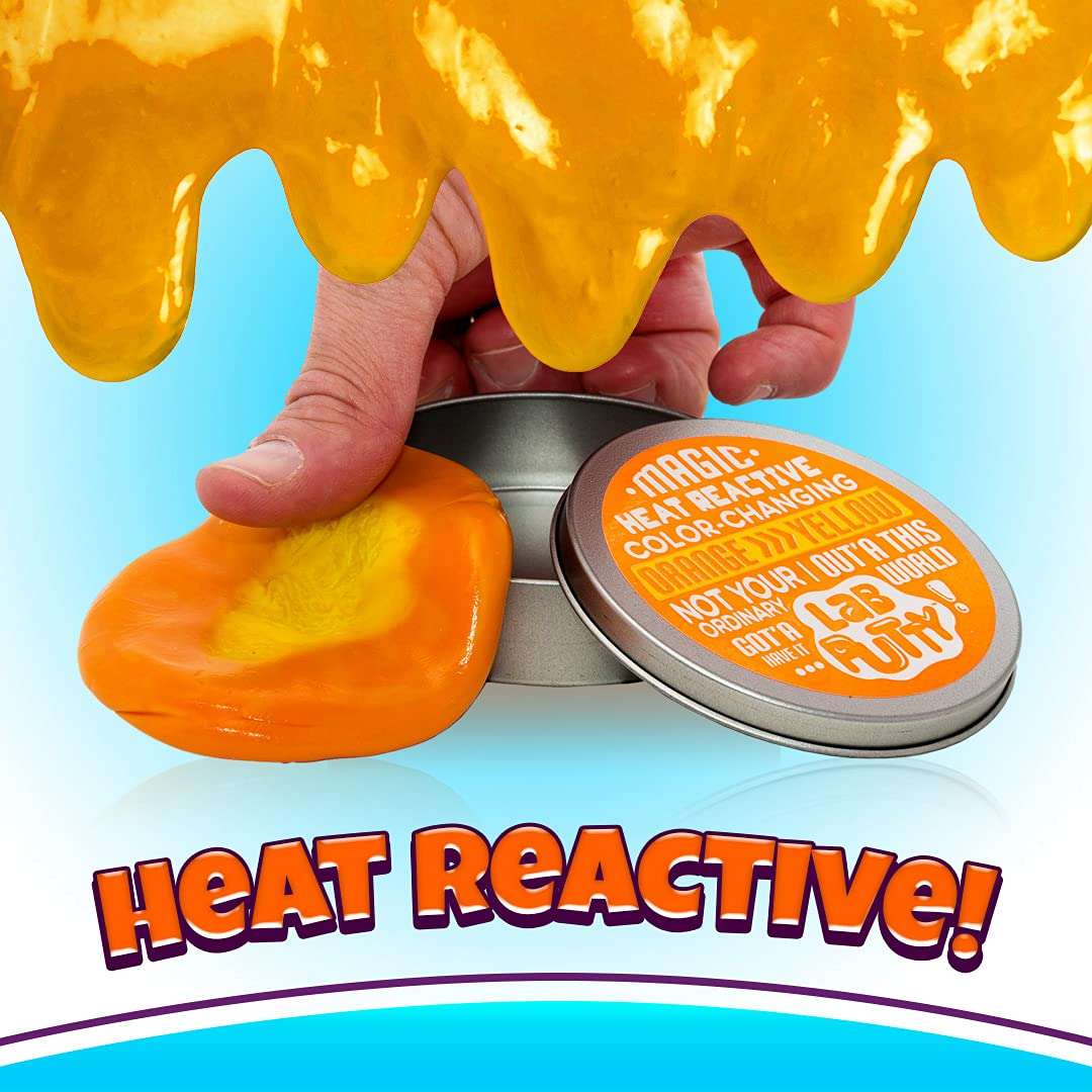 JA-RU Lab Color Changing Heat Sensitive Putty (2 Units Assorted) for Kids - Non-Sticky Slime Party Favors, Stress Relief and Anger Management Sensory Toys 9576-2p 2