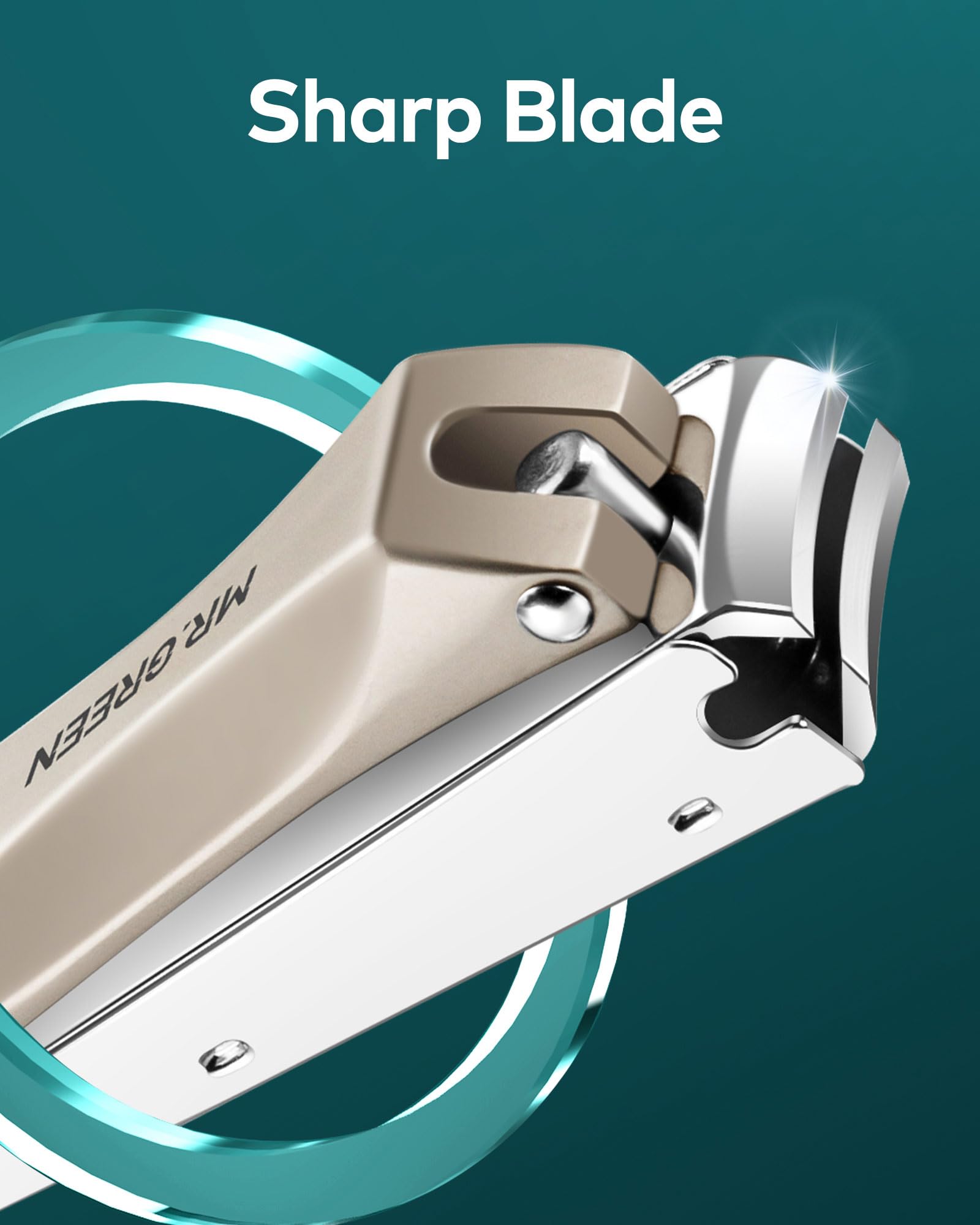 Nail Clippers for Thick Nails, Professional Nail Cutter with Catcher, Medical Grade Stainless Steel, Sharp and Durable Nail Clipper Kit for Men and Women, Bionics Design(Small and Big) M-1210plus 2