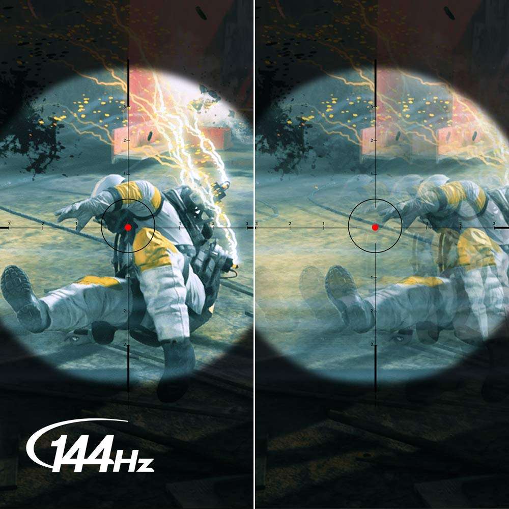 Acer Nitro XZ242Q Sbmiiphx 23.6" 1500R Curved Zero-Frame Full HD (1920 x 1080) Gaming Monitor | AMD FreeSync | 144Hz | 1ms (VRB) | 95% sRGB (1 x Display Port & 2 x HDMI Ports) 3