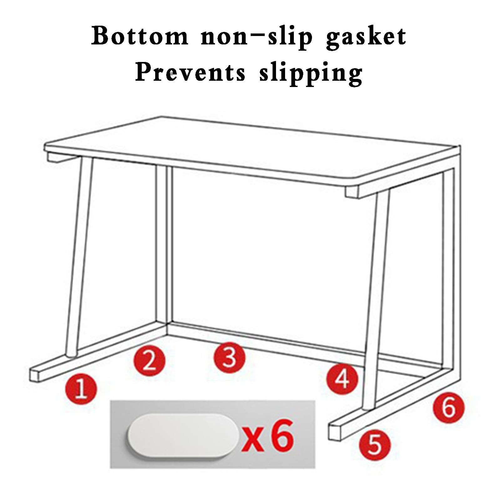 ZZNPS Microwave Stand Kitchen Bread Rack, Microwave Oven Stand, Kitchen Baker's Rack, Heavy Duty Organizer Rack, Utility Storage Shelf for Living Room, Garage, Home and Office(Black) 6