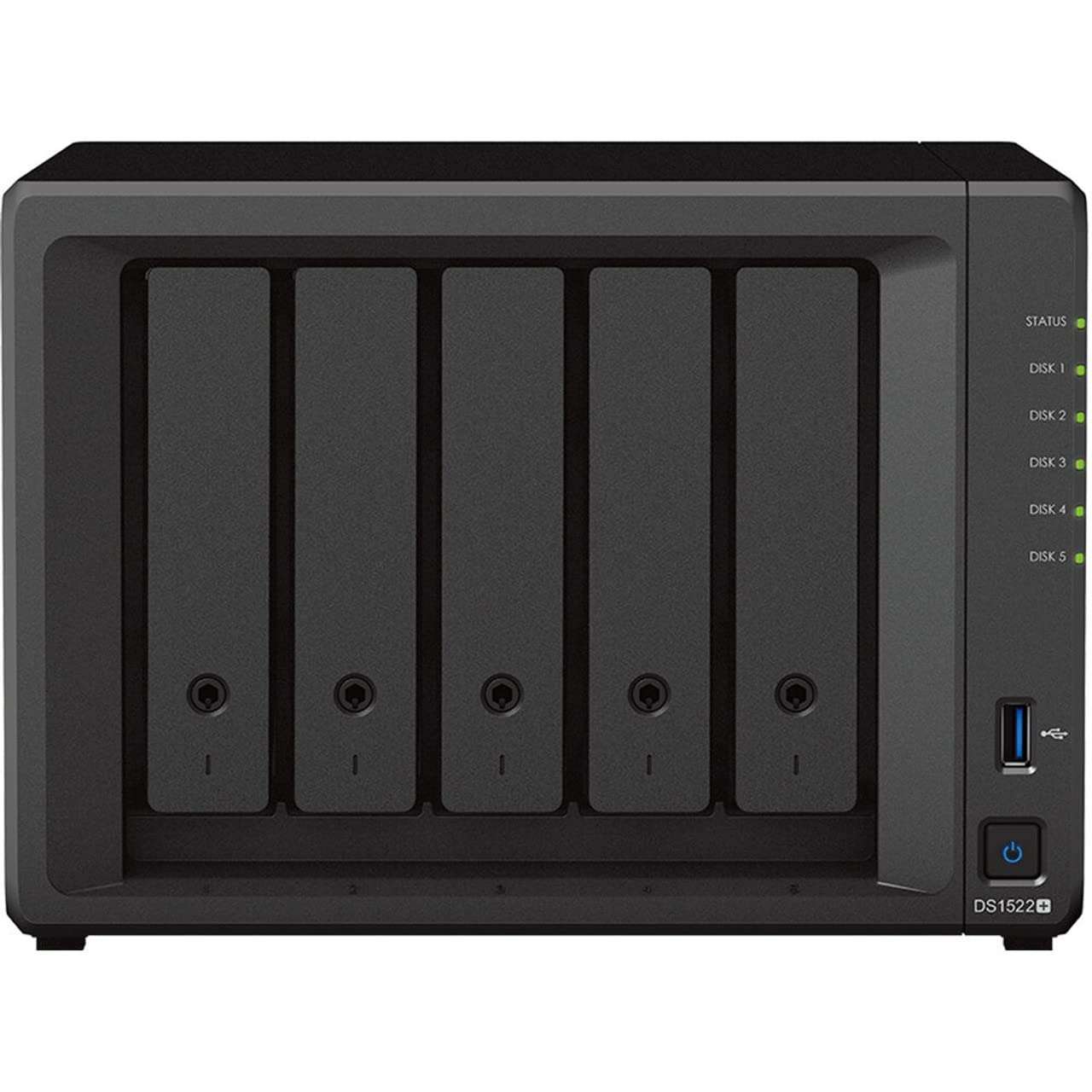 CustomTechSales DS1522+ 5-Bay DiskStation Bundle with 32GB RAM, E10G22-T1-Mini 10GbE Adapter, 1.6TB (2x800GB) Cache and 40TB (5 x 8TB) of Enterprise HAT5300 Drives Fully Assembled and Tested 4