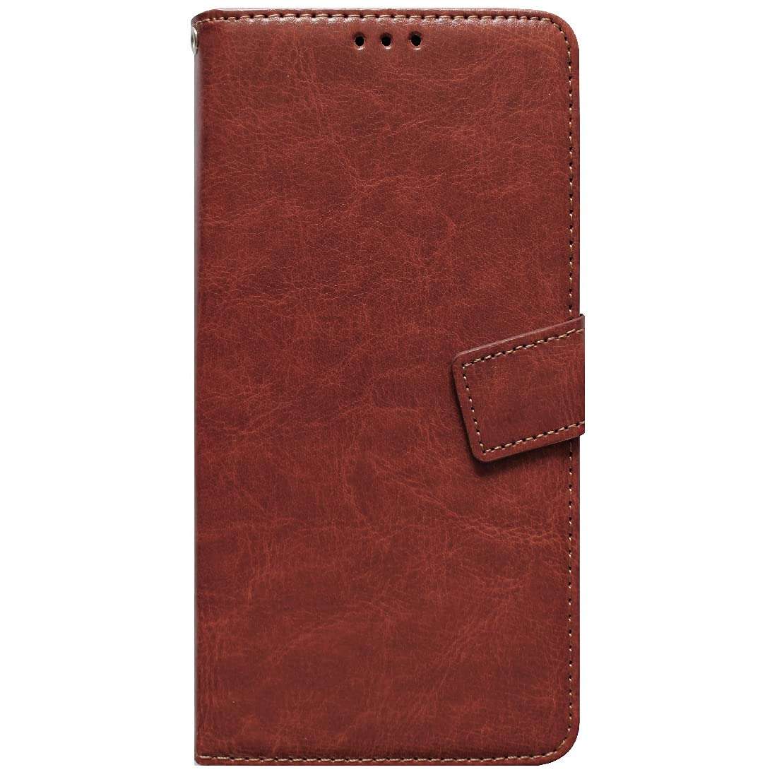 Casotec Flip Cover for Mi Redmi Note 10 Pro/Note 10 Pro Max | Premium Leather Finish | Inbuilt Pockets & Stand | Flip Case for Mi Redmi Note 10 Pro/Note 10 Pro Max (Brown) 3