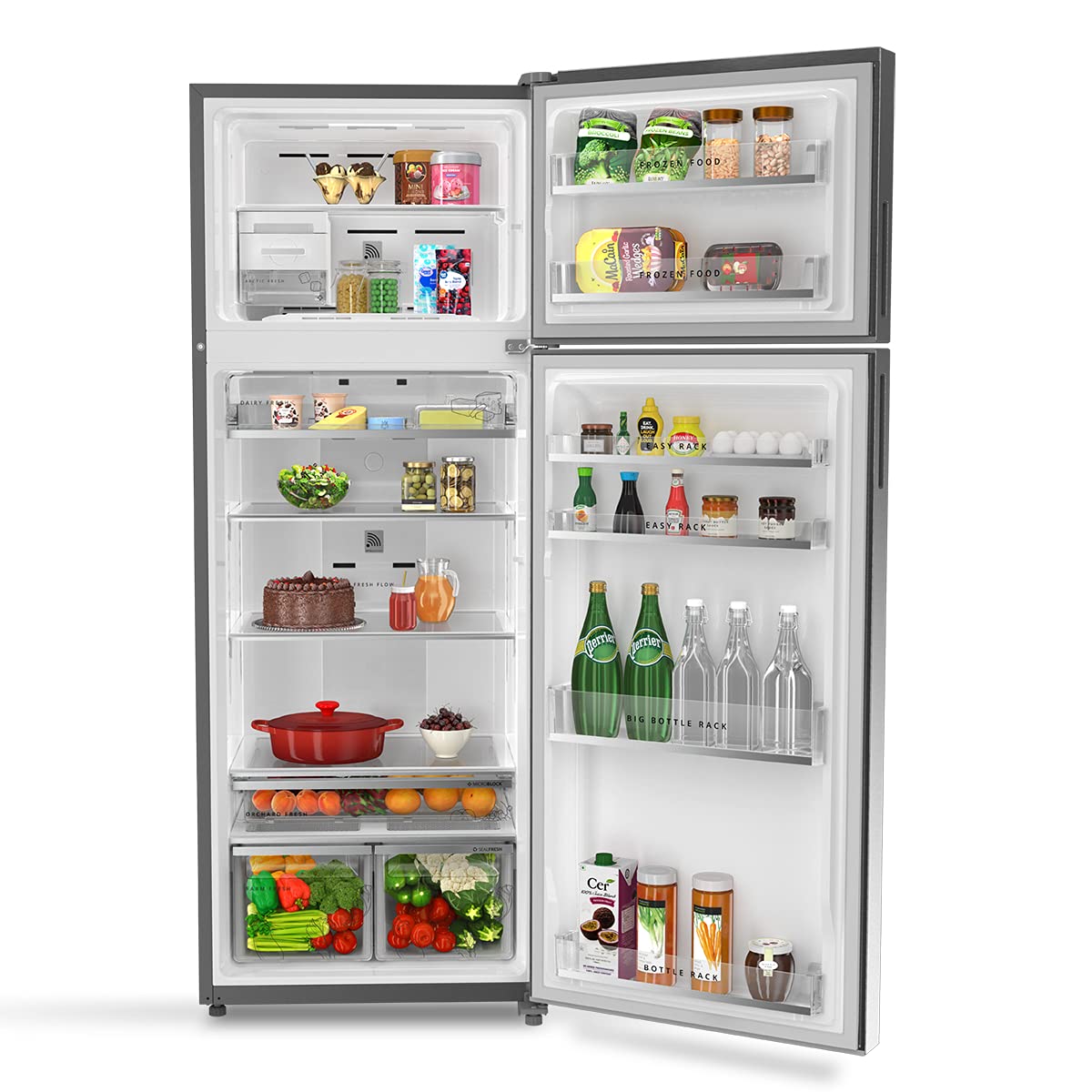 Whirlpool 431 L 2 Star IntelliFresh Inverter Frost Free Double Door Refrigerator (IF INV CNV 480 ALPHA STEEL-Z, 2S, 2023 Model) 5