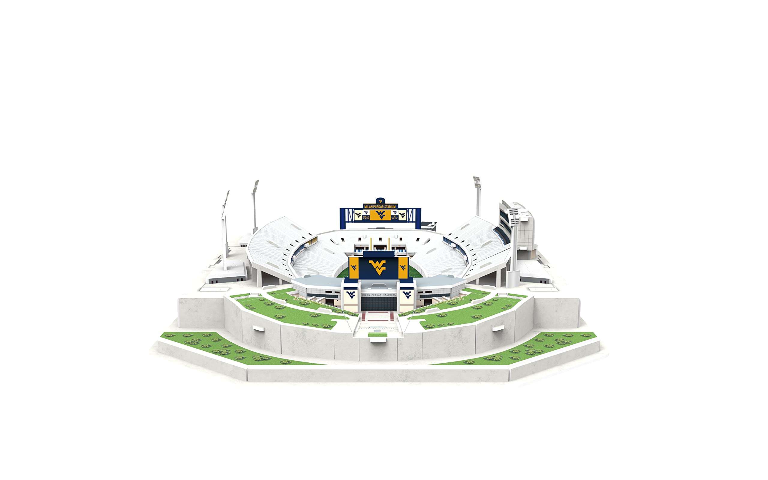 Pro Lion 3D Jigsaw Puzzle Milan Pushkar Stadium Construction Building Kits - 120 Pieces | West Virginia Football League Gifts for Boys, Adults, Men & Kids Aged 7+ | Puzzles Games Kit for Creative Fans 6