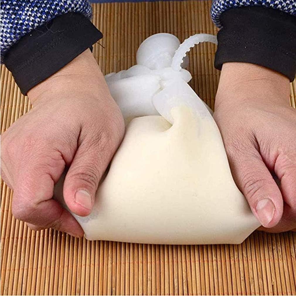 Tusmad Atta Kneading Dough Maker Bag, Silicone Preservation Magic Kneading Bag for Mixer for Bread, Pastry, Pizza & Tortilla Flour-Mixing Bag Pastry Preservation Bag Cooking Tool 3