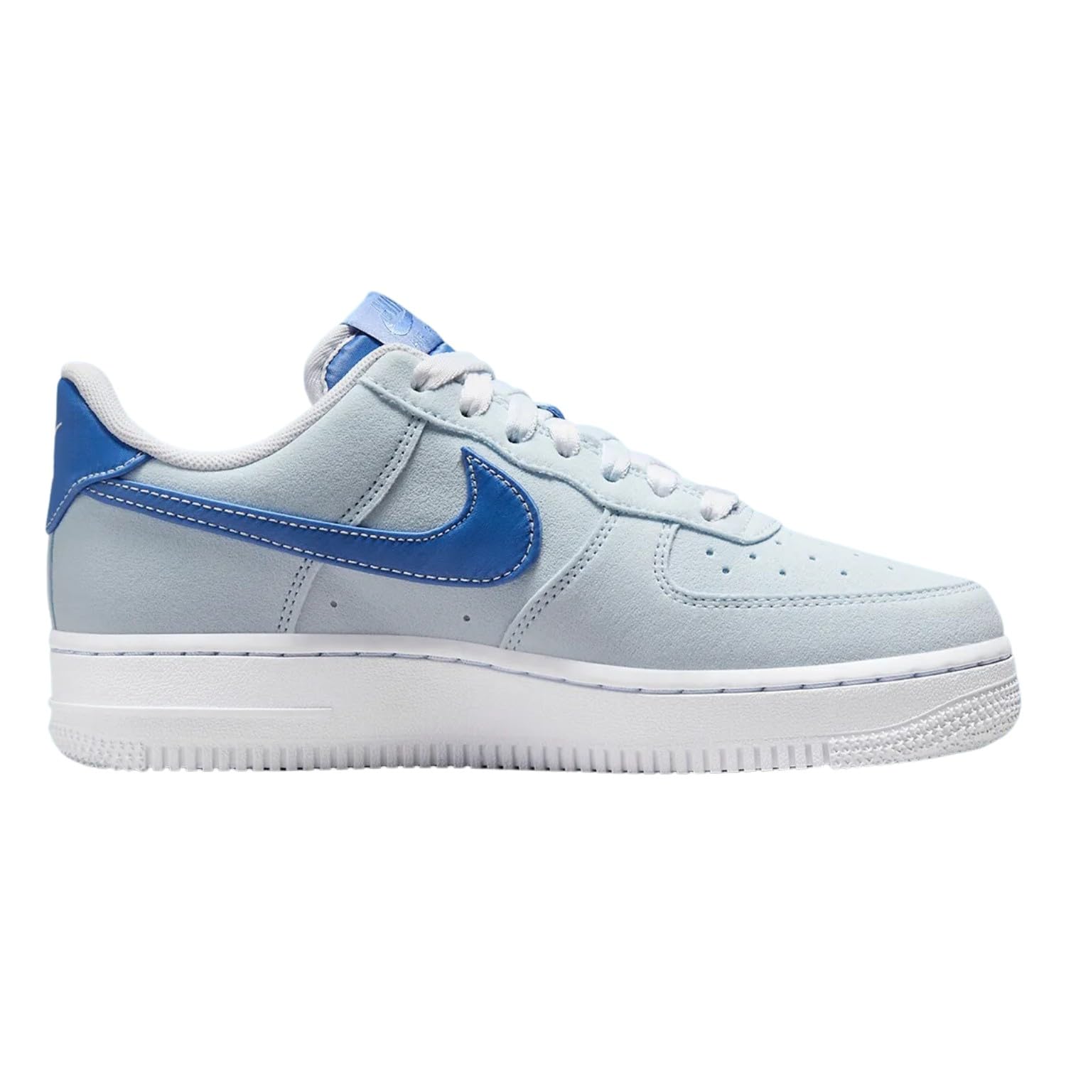 NIKE Air Force 1 '07 Women's Shoes, Blue Tinted White Disco Purple Polar, 7.5 3