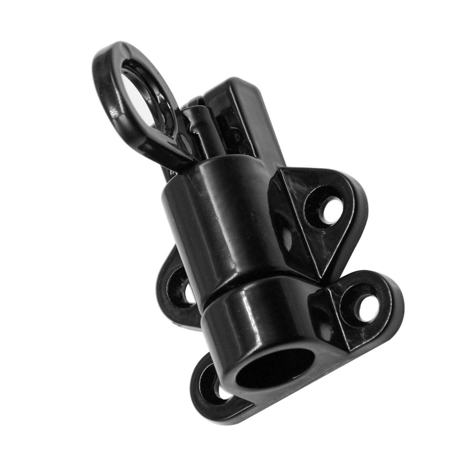 Aluminum Alloy Self Closing Door Bolt Slide Lock Gate, Resilient Spring Barrel Automatic for Home Security, Kitchen Cabinets Self Closing Door 4