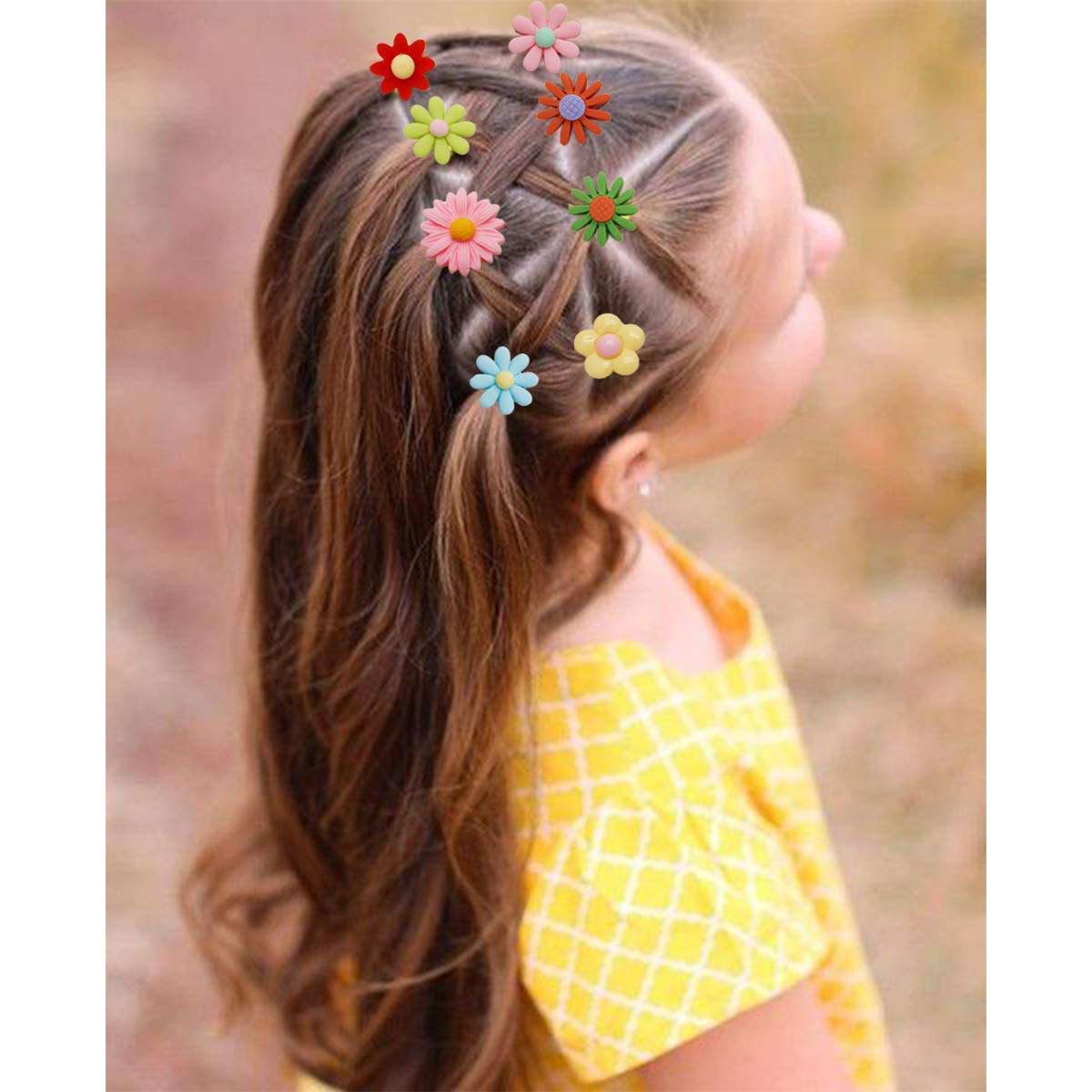 60Pcs/30Pair Baby Girls Elastic Hair Ties,Soft Rubber Bands Hair Bands Holders Pigtails Hair Accessories for Girls Infants Toddlers Kids 5