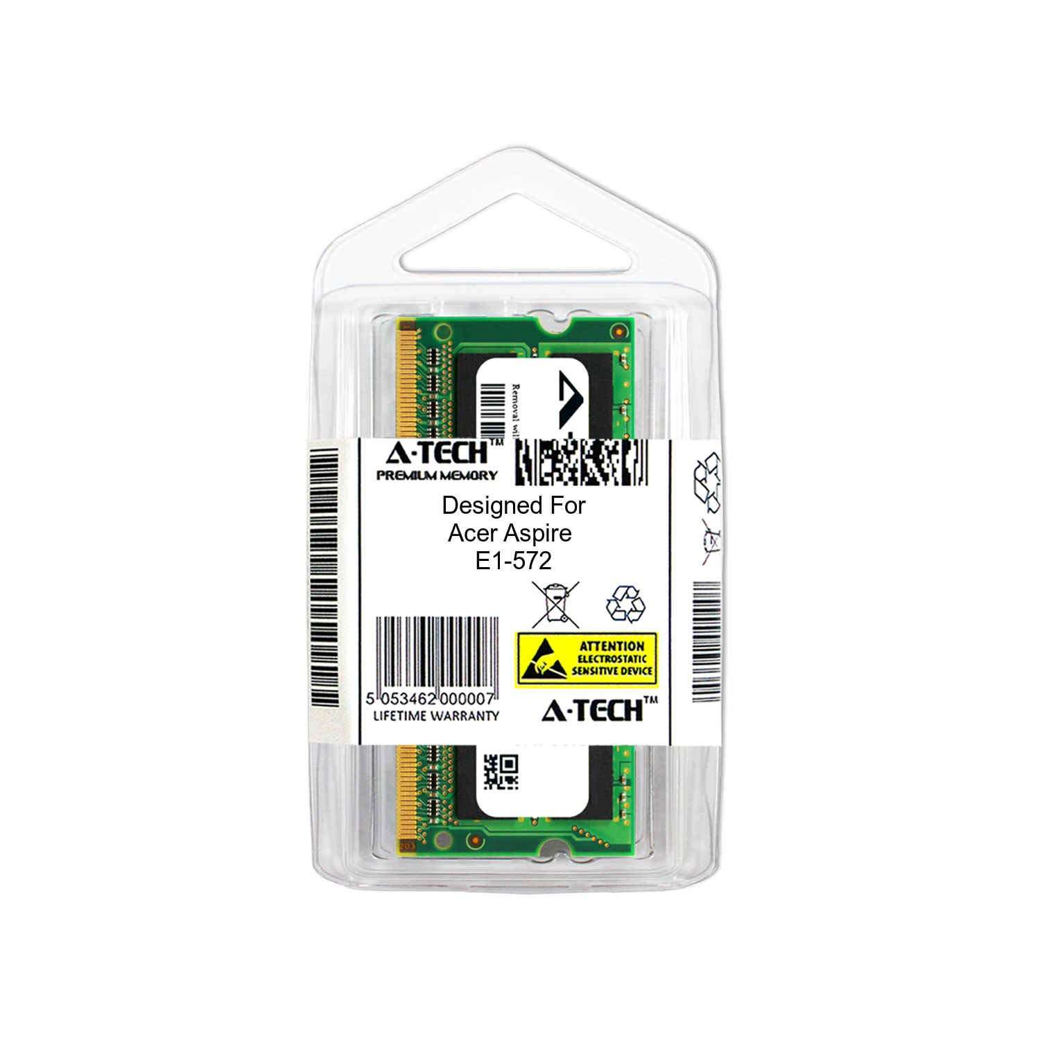 A-Tech 8GB Module for Acer Aspire E1-572 Laptop & Notebook Compatible DDR3/DDR3L PC3-12800 1600Mhz Memory Ram (ATMS269716B12351X1) 2