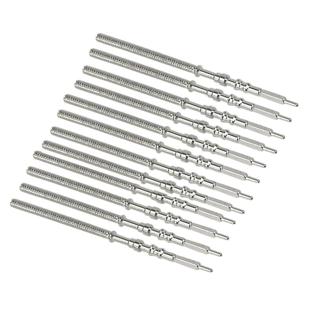 Ewatchparts 12 Genuine Seiko Winding Stems Compatible With Movement SKX009 7S26 7S36 NH26 NH35 NH36 4R36 5