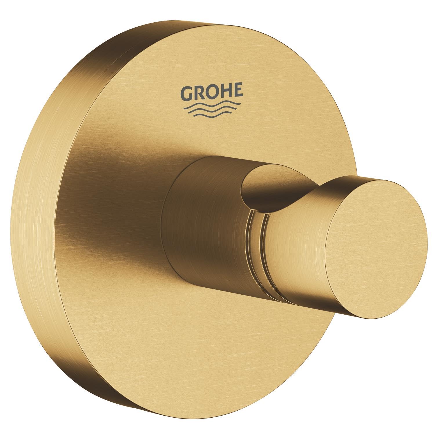 Essentials Robe Hook, Brushed Cool Sunrise