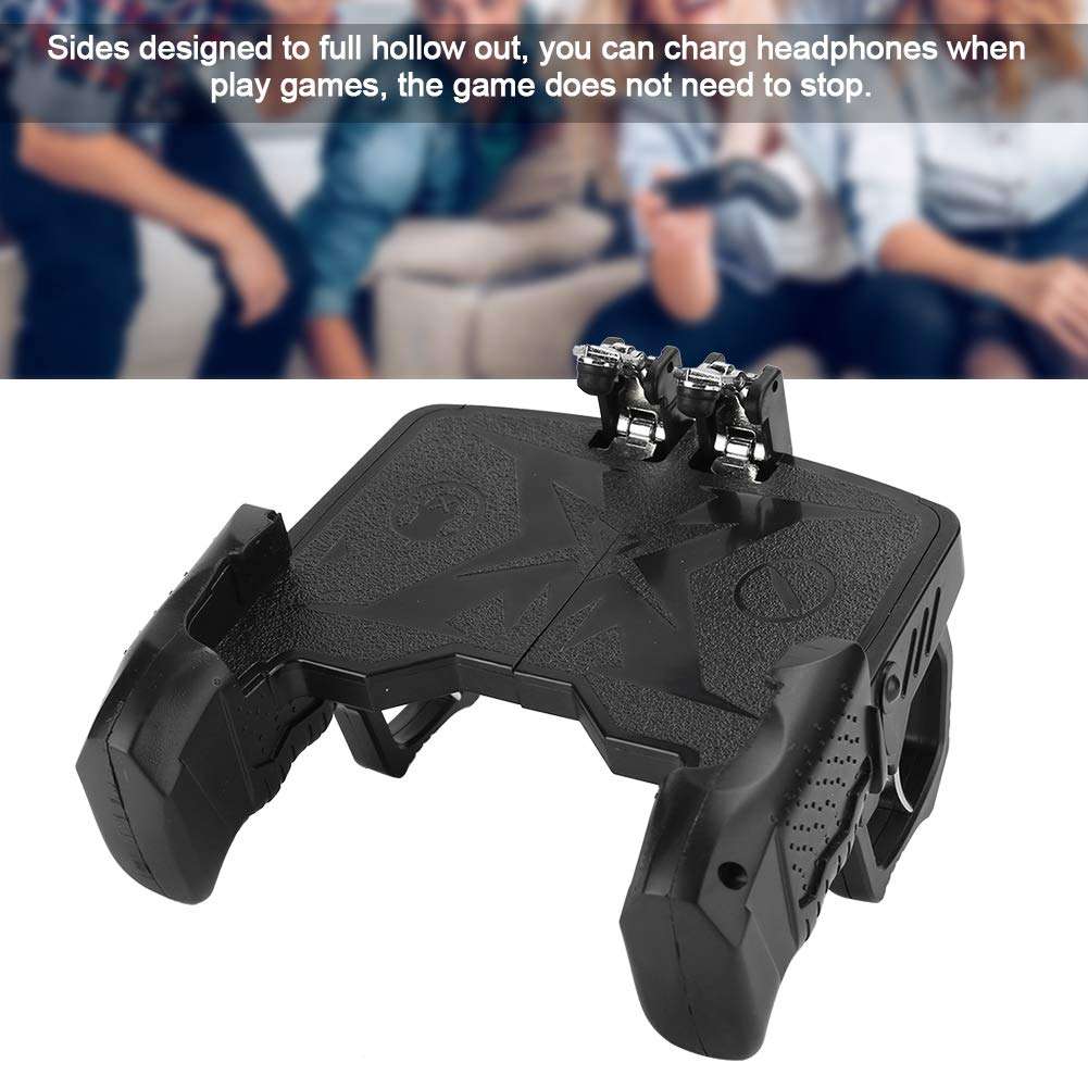Mobile Phone Game Controller Wireless Gaming Controller Gamepad Joystick for PUBG/Call of Duty/Fortnite PUGB Helper for 4.7-6.5 inch Android/iOS Smartphone Ergonomic & Lightweight 3