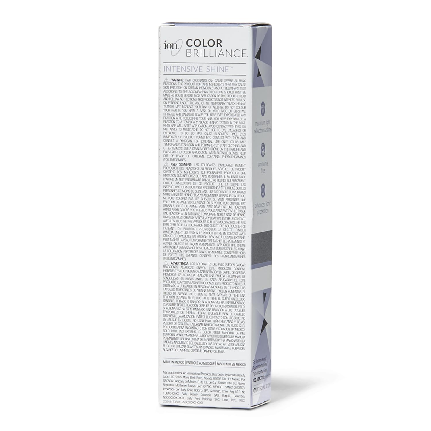 Ion Intensive Shine 6VV Intense Violet Demi Permanent Creme Hair Color 6VV Intense Violet 2