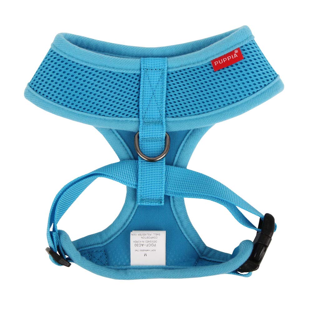 Puppia Soft Dog Harness, Sky Blue, X-Large 2
