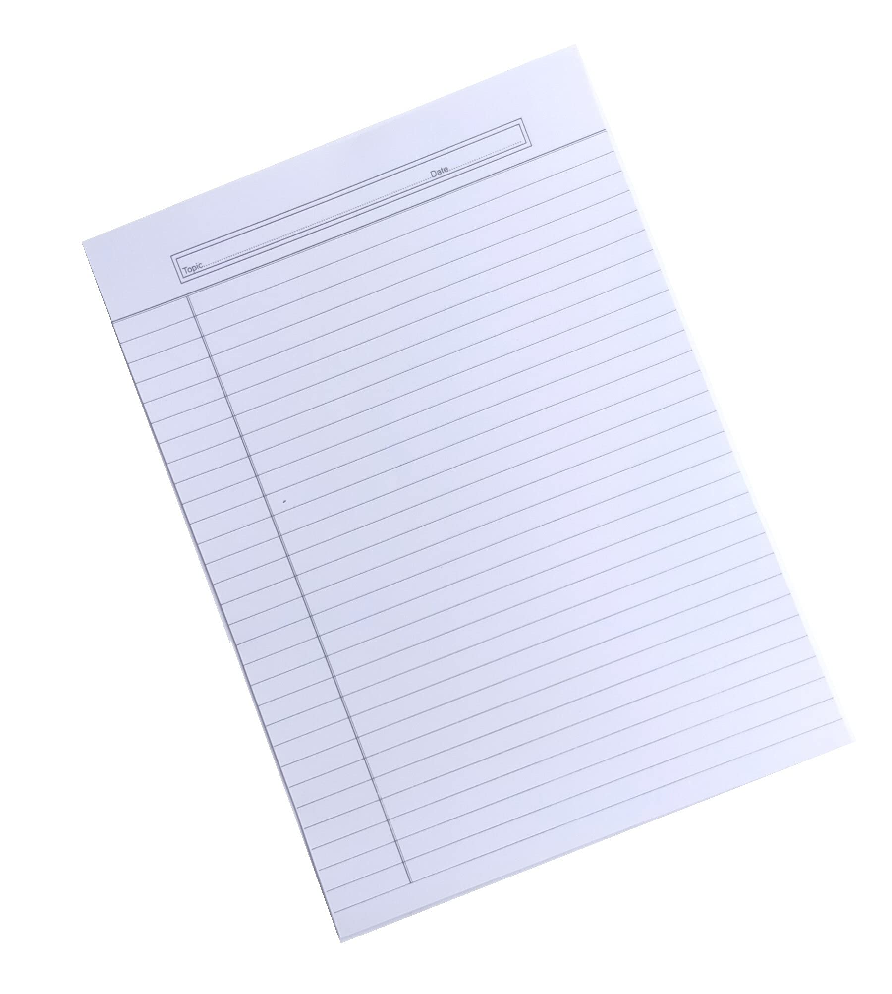KESETKO® Paper Sheets A4, White One Side Ruled, (60 Sheet) Project Sheets, Answer Sheets Stationery 1
