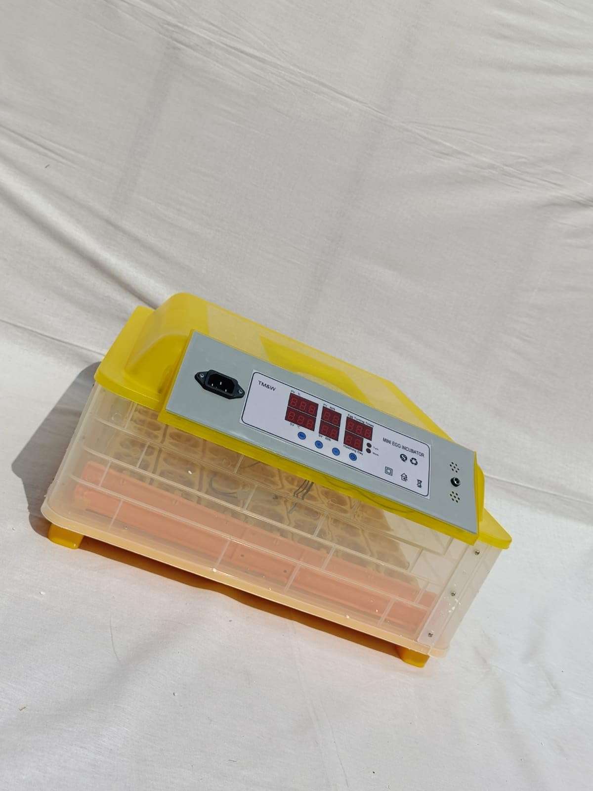 TM&W 56 Egg Capacity Automatic Egg Incubator with Led Display Hatching Chickens, Ducks, Geese, Poultry, Quail, Parrot, Pigeons Birds, 80 Watt 1