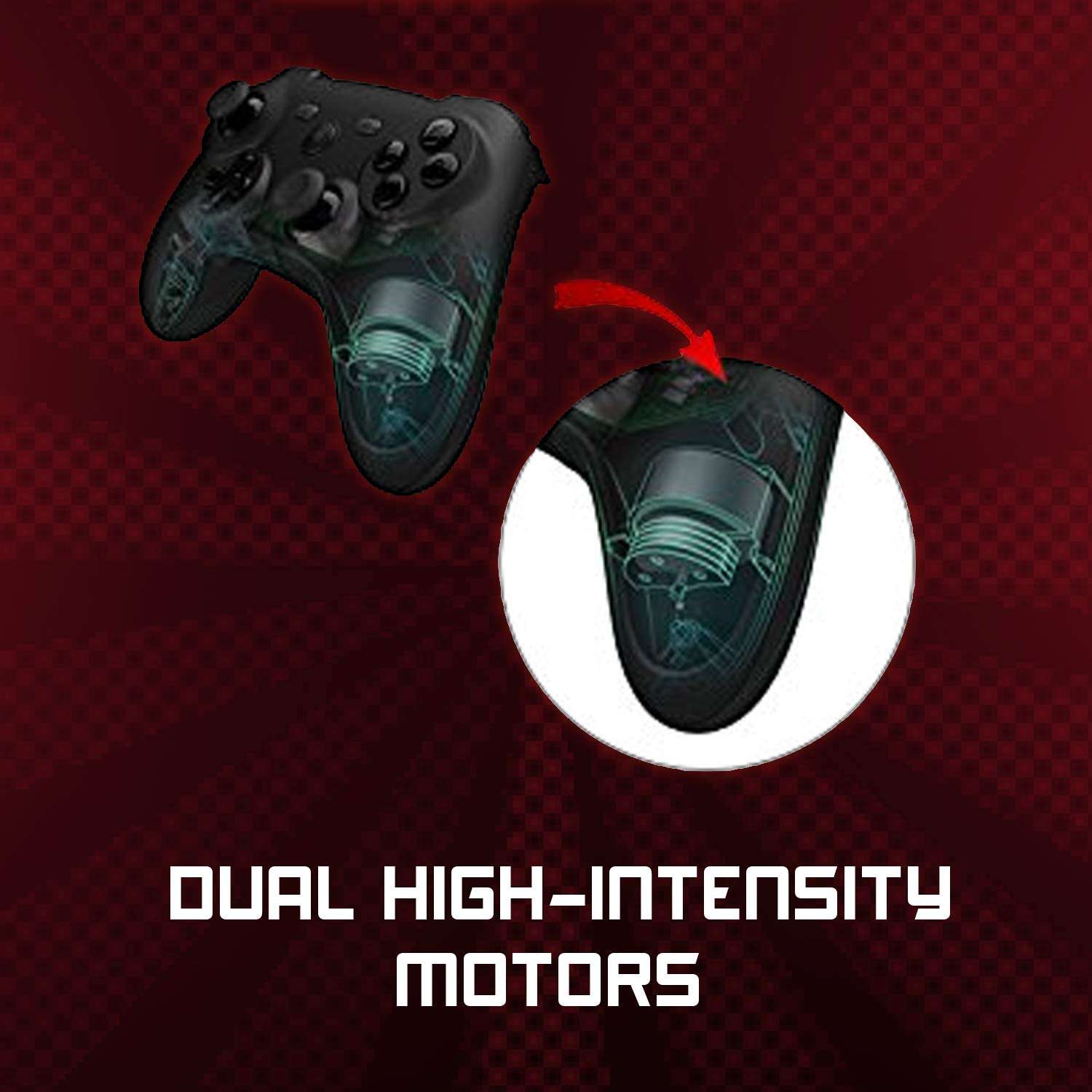 Redgear Pro Series Wired Gamepad Plug & Play Support for All PC Games Supports Windows/8/8.1/10 and Redgear MP35 Control-Type Gaming Mousepad (Black/Red) 4