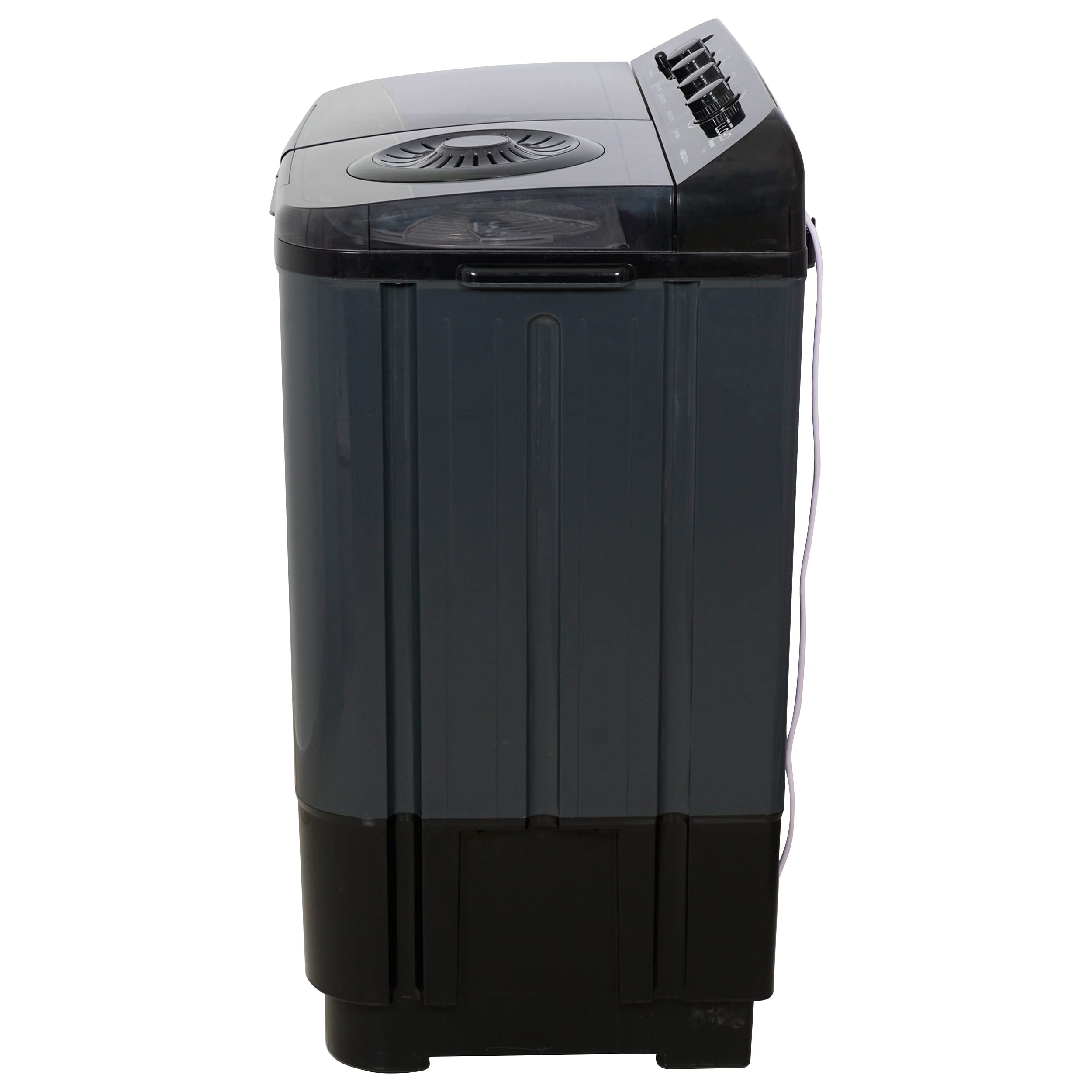 Lloyd Havells-Lloyd 11 Kg 5 Star Semi-Automatic Top Load Washing Machine (GLWMS11ADGMA Vibrant Grey Tub with Black Base & Dark Grey Control Panel ) 3