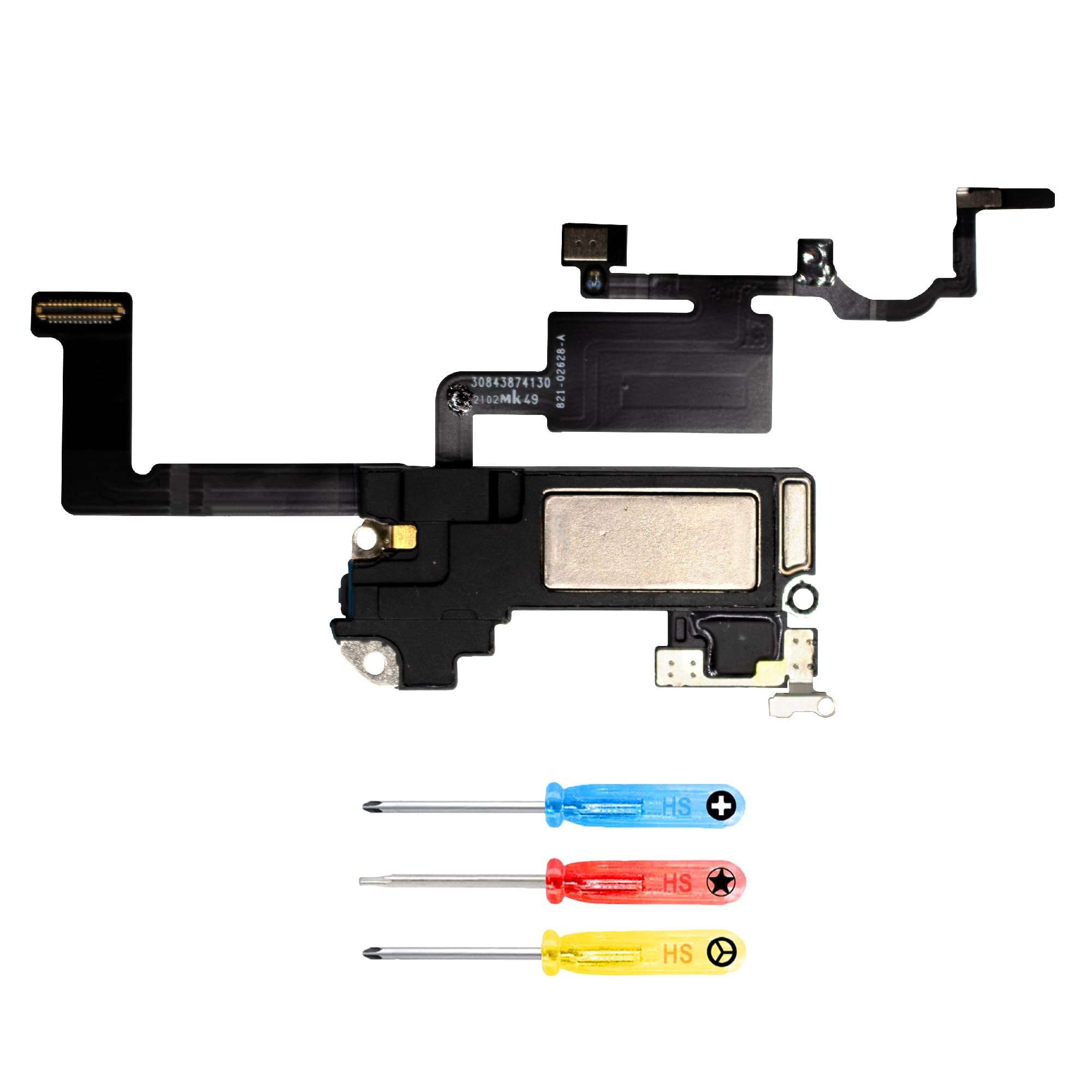 MMOBIEL Earpiece Speaker Compatible with iPhone 12/12 Pro - Earspeaker/Ear Piece Replacement - Incl. Proximity Sensor and Screwdrivers 1