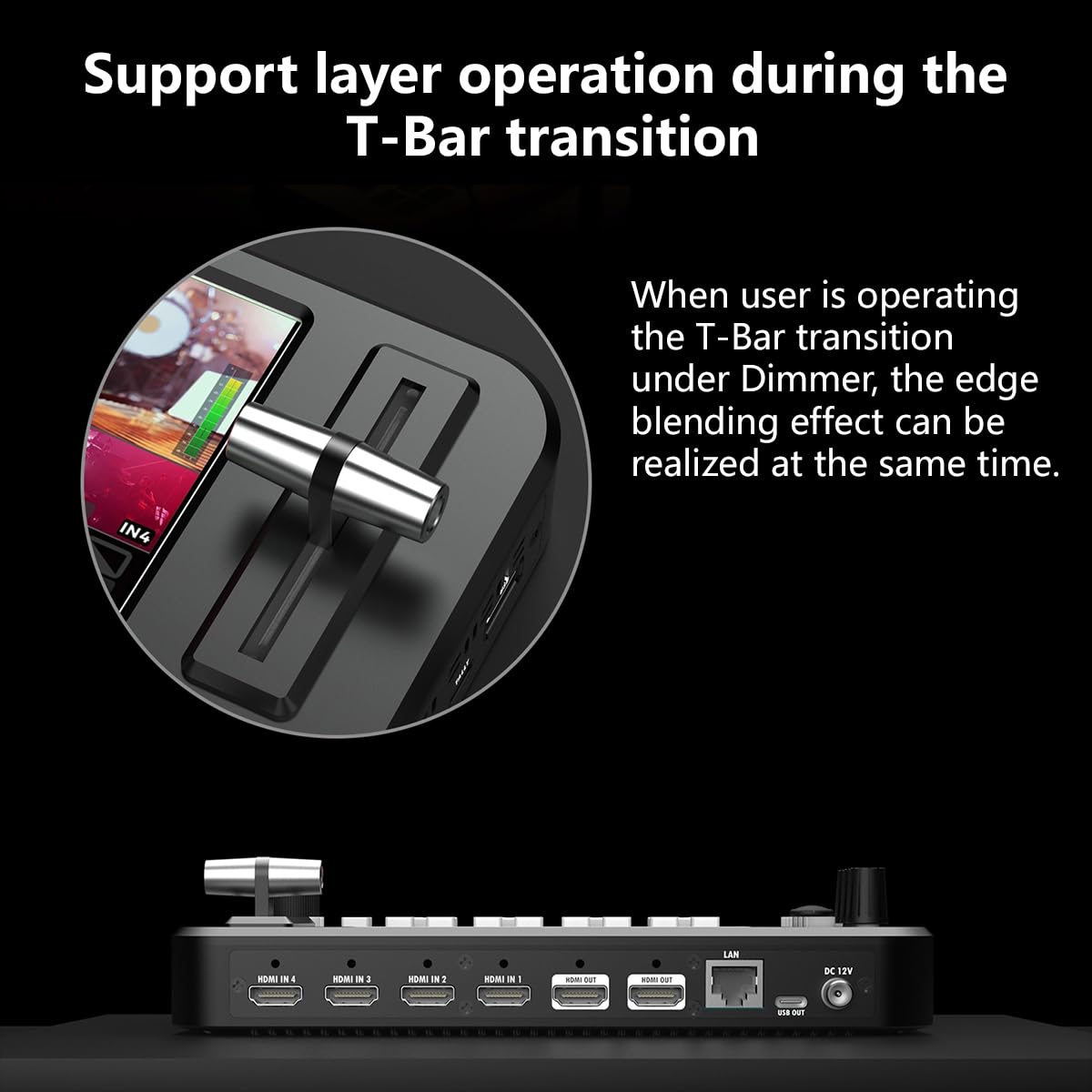 Prisual HDMI PTZ Camera Bundle 30X HDMI 3G-SDI IP PoE HDMI PTZ Camera for Church Live Streaming(4pcs) + R2 Pro Video Switcher + TEM-JOY1 PTZ Controller 5