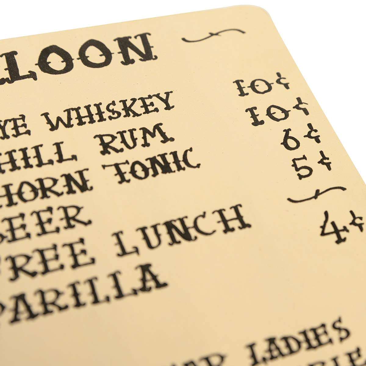 Treasure Gurus Rustic Wood Saloon Menu Wall Sign Vintage Western Decor Hanging Bar Pub Man Cave Garage Plaque 3