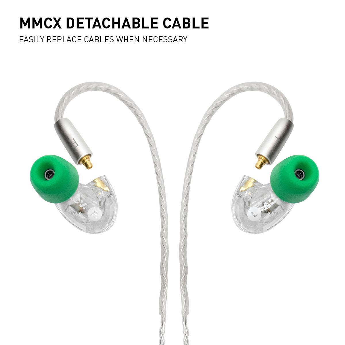 ADVANCED SOUND GROUP ADV. Model 3 Wired High-Resolution in-Ear Monitors/MMCX Detachable IEMs for Musicians [Live Edition] 3