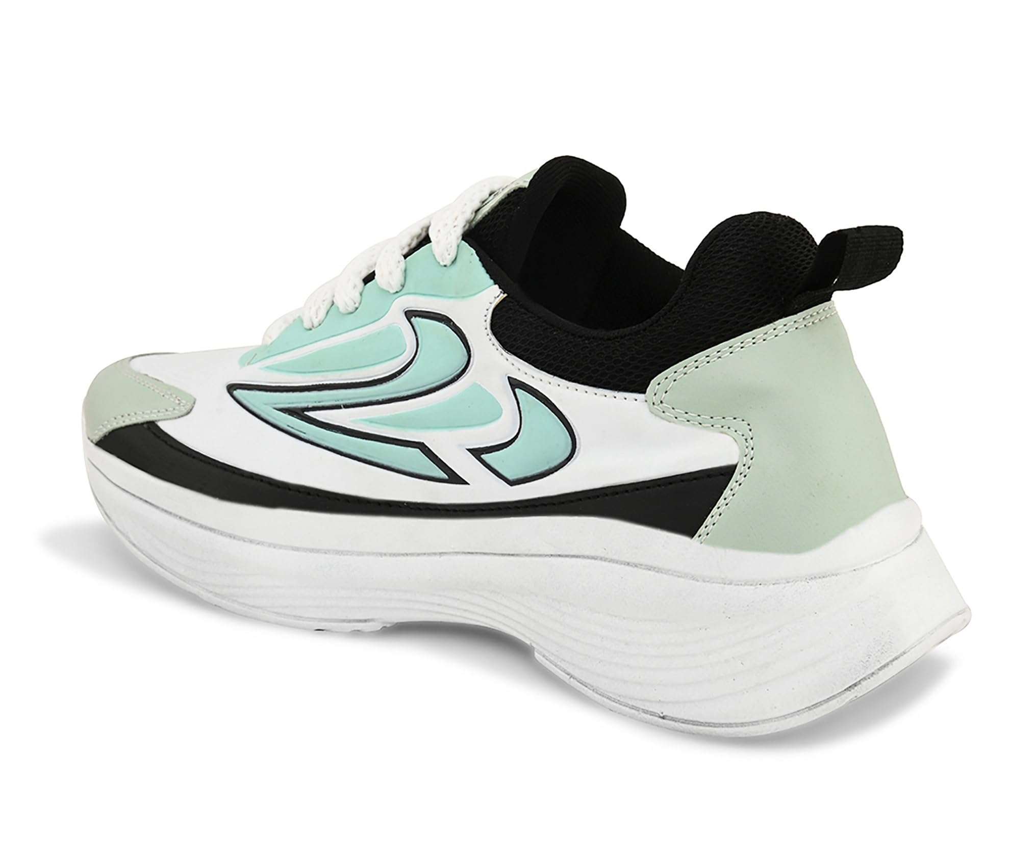 LAVISTA Mesh Latest Stylish Men Sports Shoes Running Walking for Men's Green 3