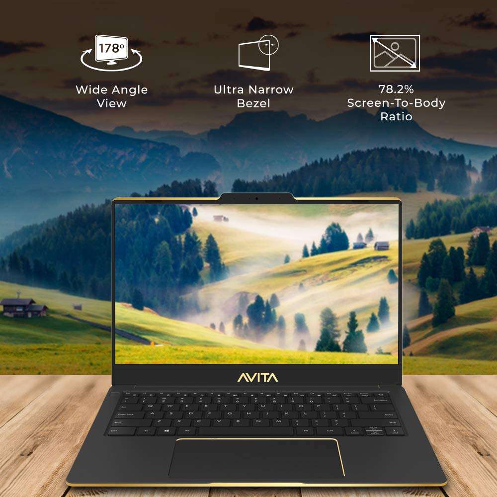 AVITA LIBER V14 NS14A8INF561-CG 14-inch Laptop (Core i5-10210U/8GB/512GB SSD/FHD Display/Windows 10 Home/Intel UHD Graphics 620), Champagne Gold 2