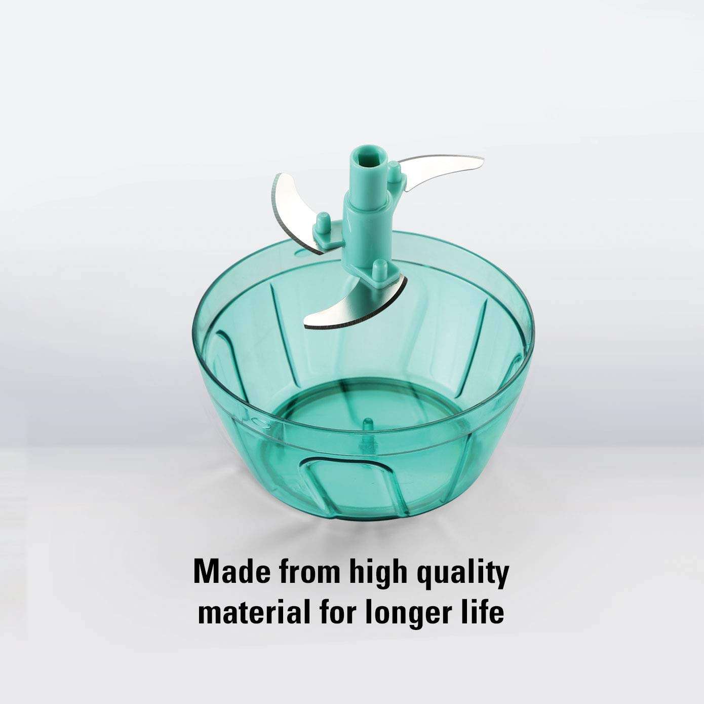 VIRTUAL WORLD Mini Chopper ABS Plastic Quick Vegetable Multicolor 3