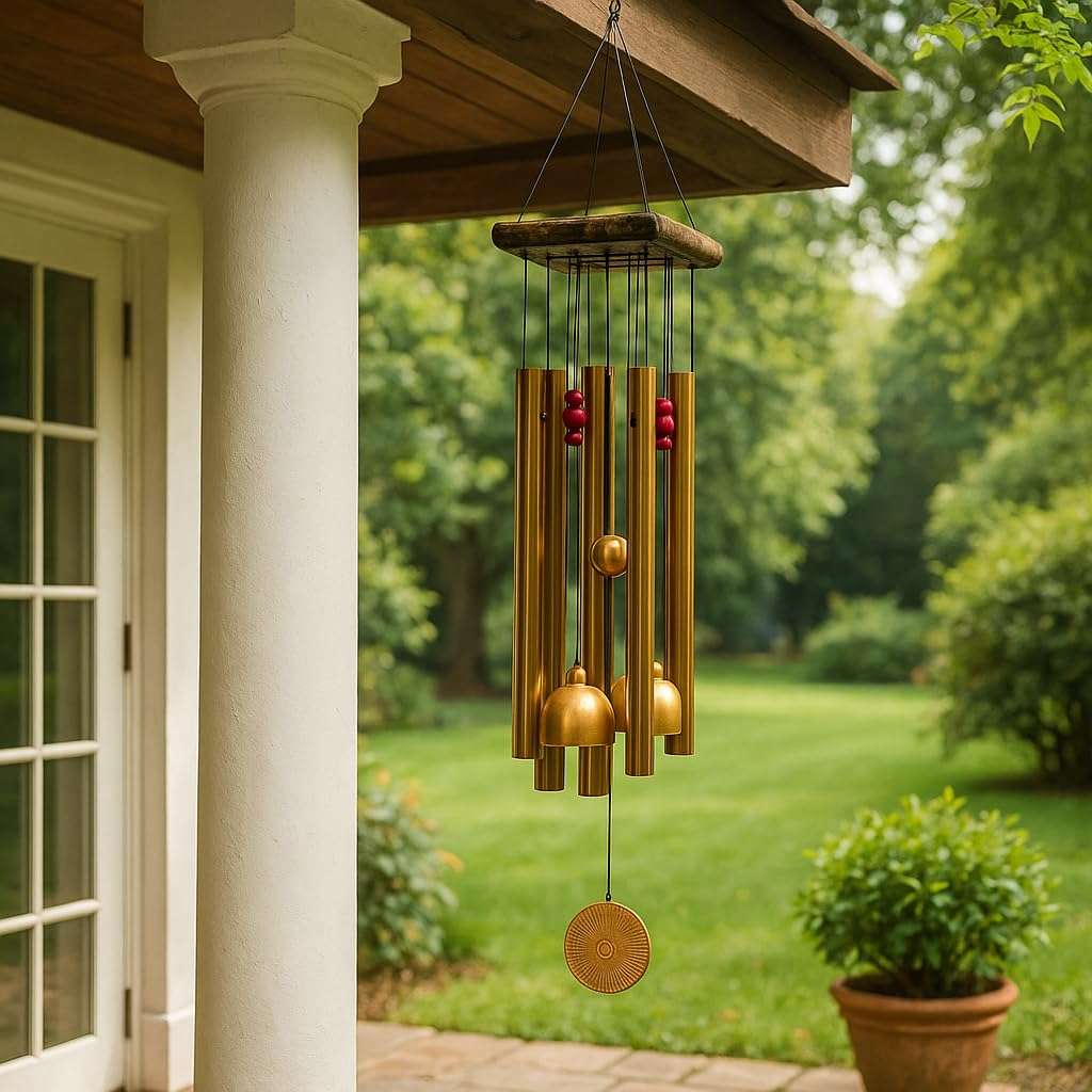 MELOPA Soothing Wind Chimes for Home Décor – Positive Energy Chimes for Bedroom, Balcony, Garden, Living Room | Ideal Gift for Rakhi, Housewarming, Couples, Brother, Sister |2 Relaxing Sound 3