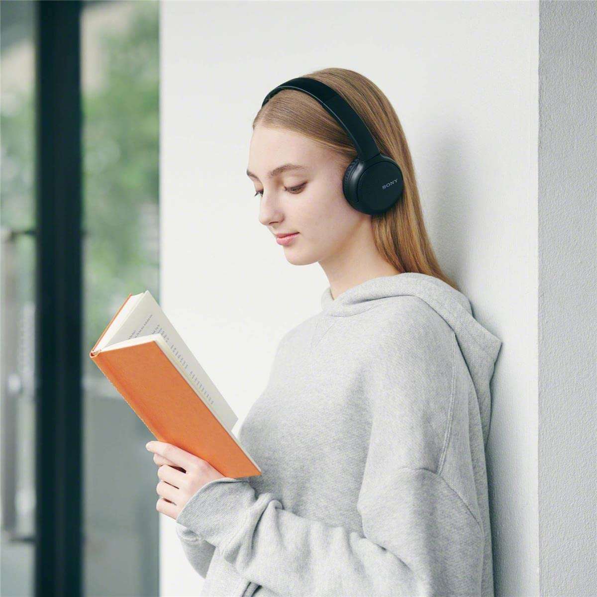 Sony Wireless Headphones WH-CH510: Wireless Bluetooth On-Ear Headset with Mic for Phone-Call, Black 2