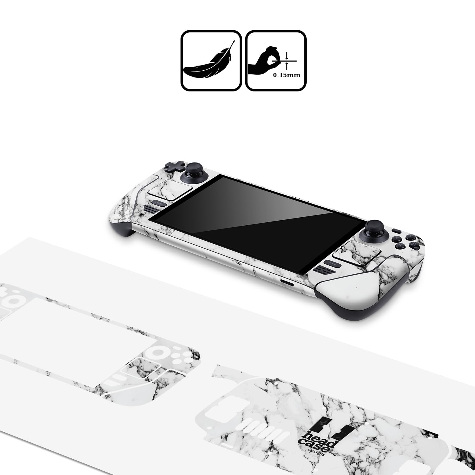 Head Case Designs Officially Licensed Rick And Morty The Space Cruiser Graphics Vinyl Sticker Skin Decal Cover Compatible With Steam Deck OLED 6