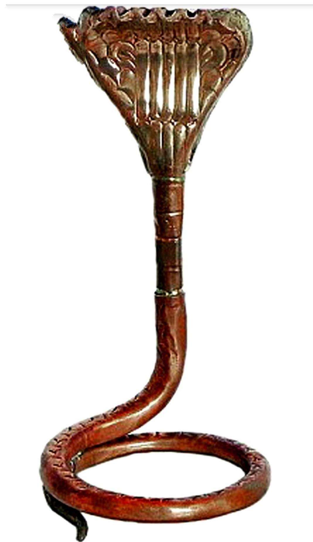 jaisakshi Copper Snake of Shiva 15cm Copper Snake 1