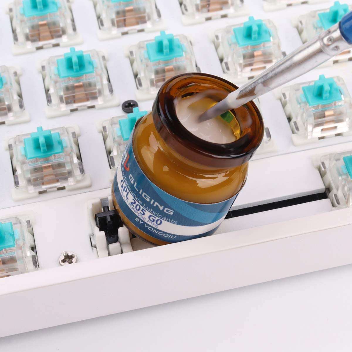 Switches Lube 0.35 oz Grease Oil GPL 205 G0 & GPL 105 Mechanical Keyboard Keycaps Lubricant Lubes Stabilizer Lubricating 2