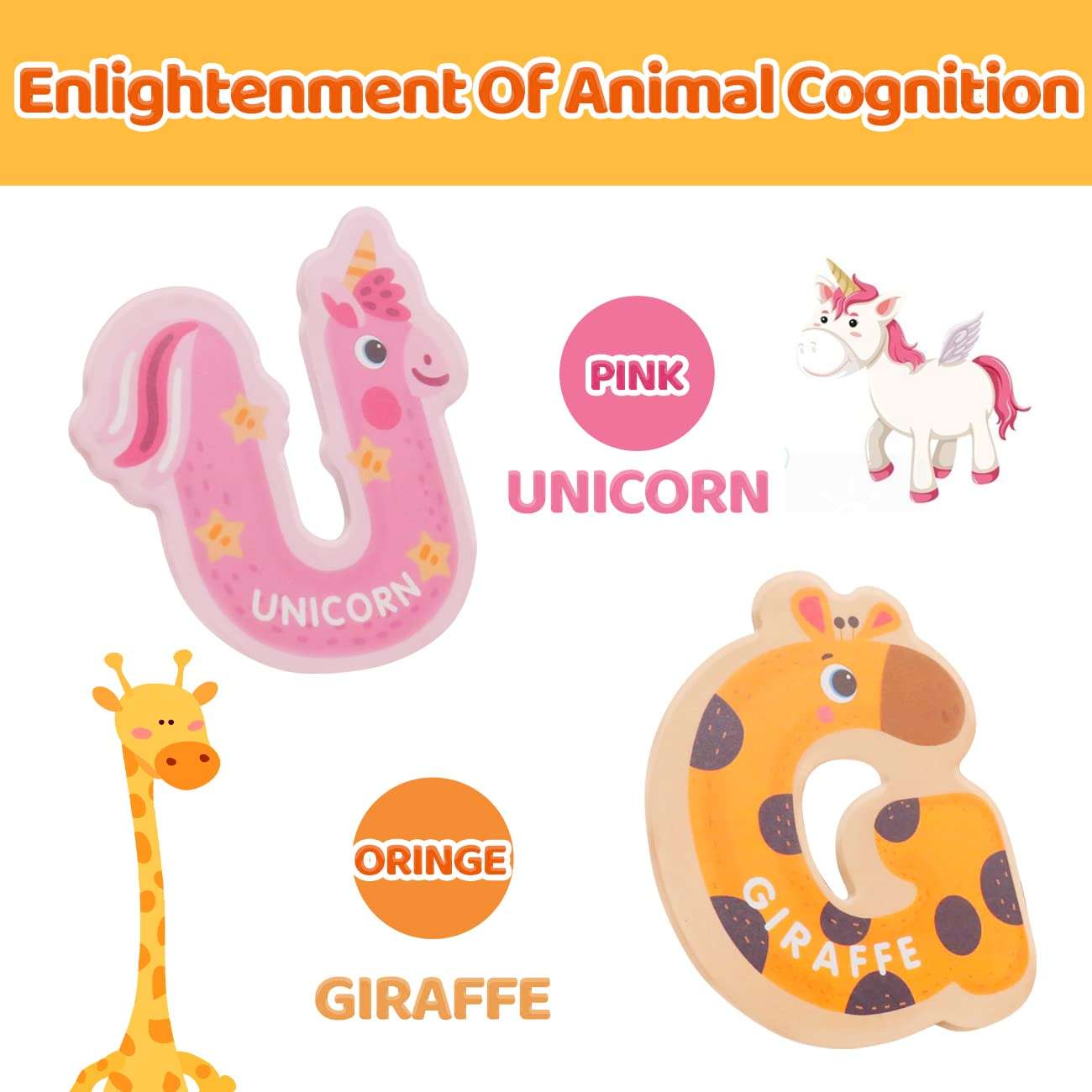 Jumbo Magnetic Letters, Magnets for Fridge, Large Magnetic Letters ABC Alphabet Magnets Uppercase Refrigerator for Kids Educational Preschool Learning Set Spelling Games for Toddlers 3 4 5 Years Old 4