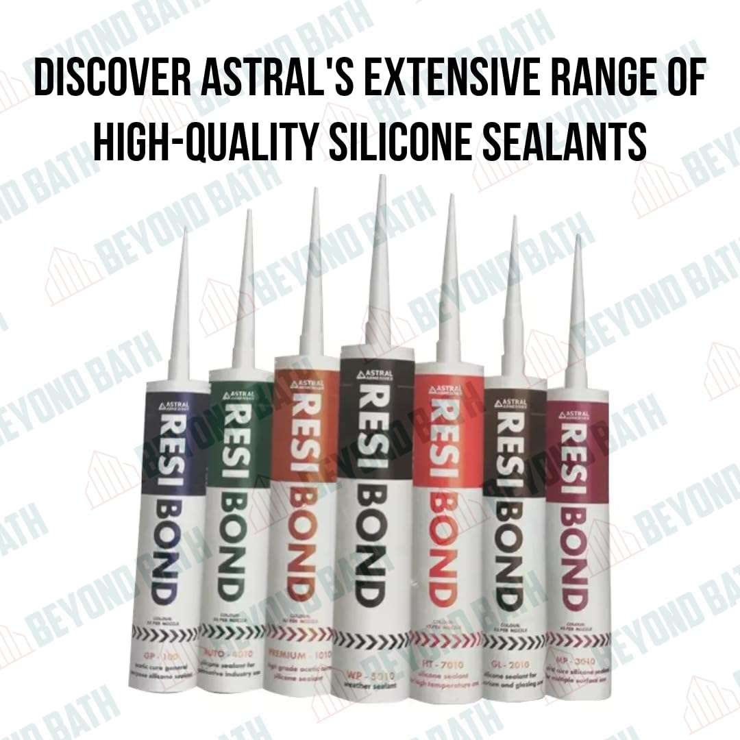 Astral Resibond GP-100 General Purpose Silicone Sealant, One-Component Acetoxy Formula, Waterproof and Weather-Resistant (PACK OF 2) 4