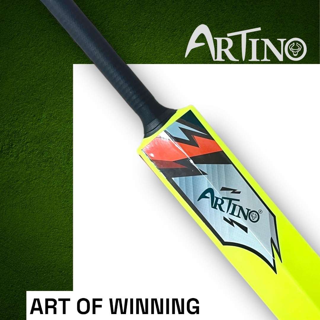 ARTINO Neon Striker Full Size PVC/Hard Plastic Cricket Bat for Age 15+ PVC/Plastic Cricket Bat (800 g) 5