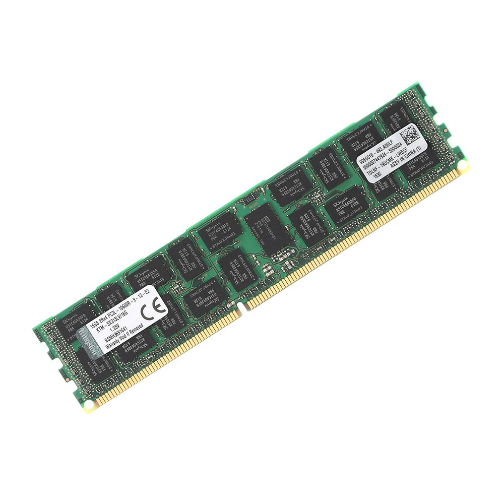 Kingston 16GB 1333MHz DDR3 PC3-10666 Reg ECC Low Voltage DIMM Memory for IBM Servers KTM-SX313LV/16G 3