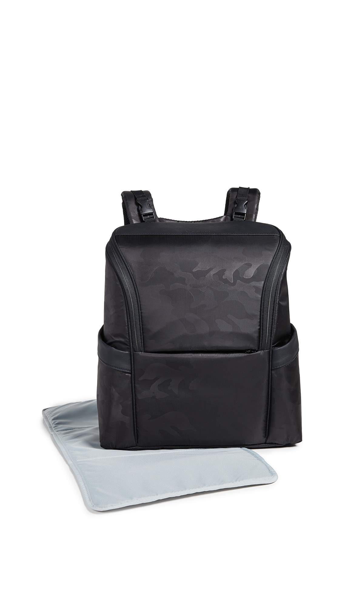 Skip Hop Diaper Bag Backpack, Easy-Access Unisex Bag, Paxwell, Black Camo (Discontinued by Manufacturer) 1