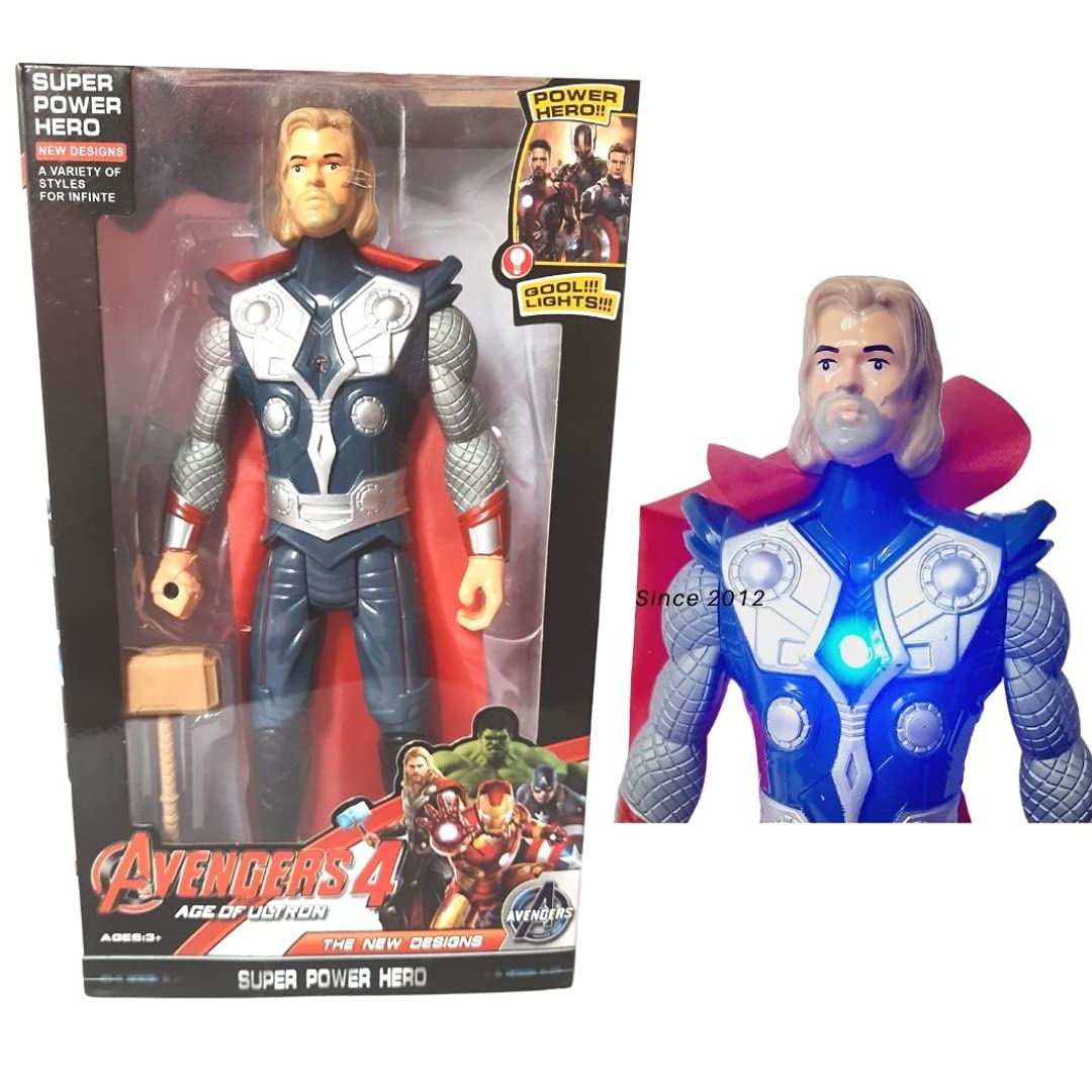 Kart In Box, Thor Toy with Light, Toys, Thor Hammer, Thor Stormbreaker, Action Figure, Toy, Toys Set, Thor Toys, Thor Hammer Toy (7 Inch)