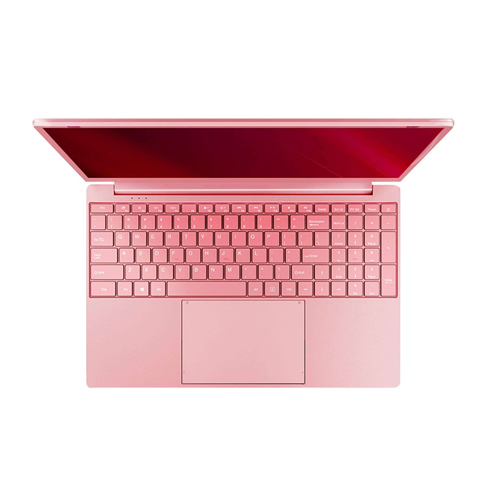 iTSOHOO Windows 10 Slim Laptop,15.6 inch IPS Screen,lntel Celeron Quad Core J4125 Notebook Computers,8GB RAM DDR4,256GB SSD,Full Size Backlit Keyboard,Bluetooth,Camera,Dual Band WiFi (Pink) 6