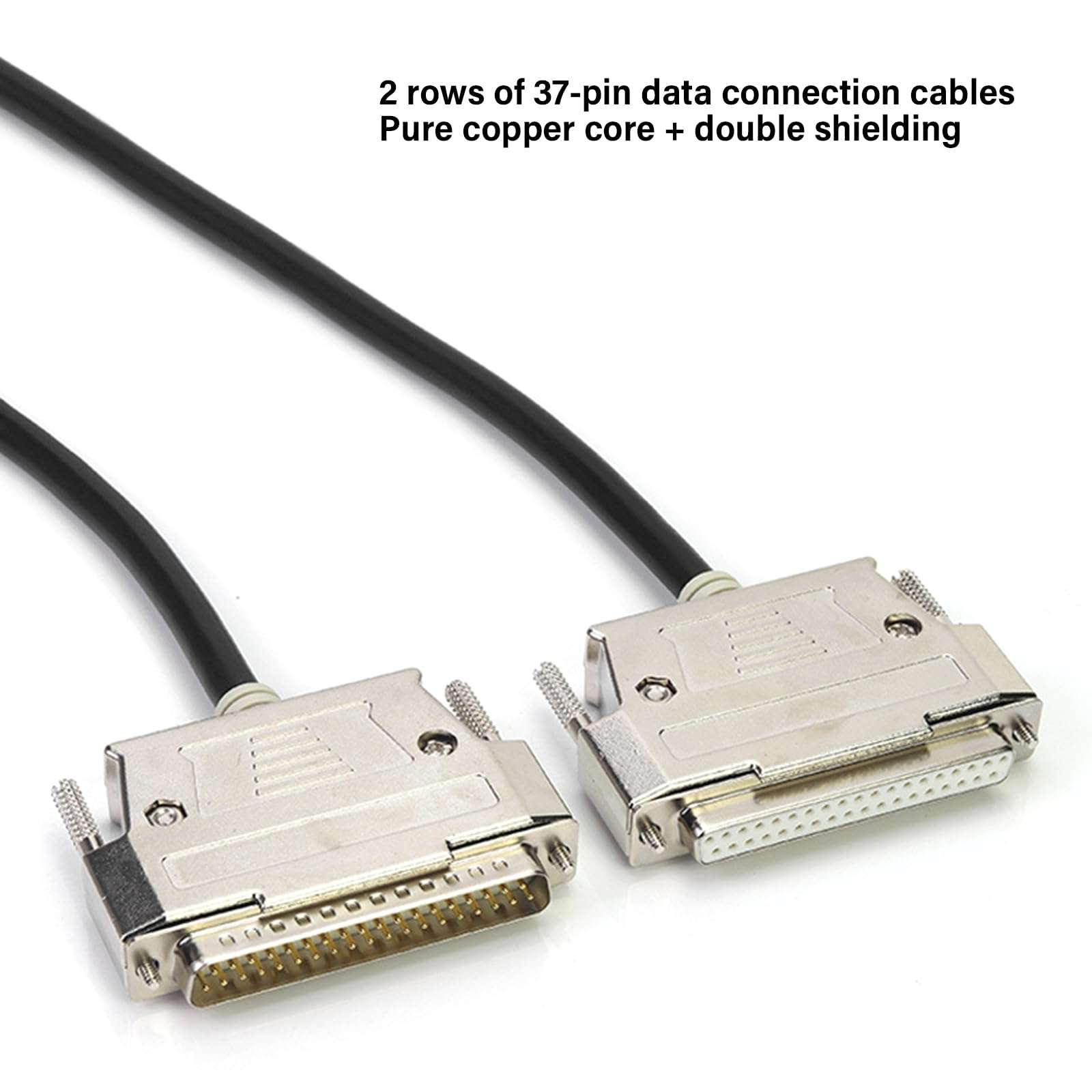 DB37 Cable 37pin Cores Shielded Extension Cable 26AWG Wire with Gold Plate Pin for Superior Connection 1m/1.5m/2m/5m 5