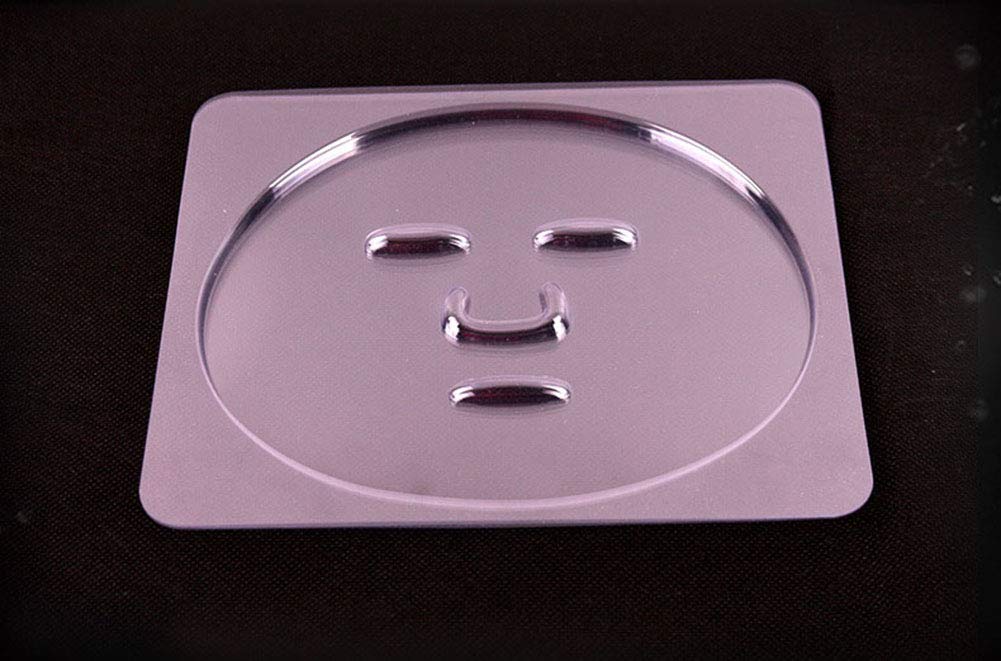 WOIWO 5 PCS Seaweed Mask Mold PVC Mask Tray Film With Mask Plate Plastic Sheet Plastic Blister DIY Mask Makeup Tool