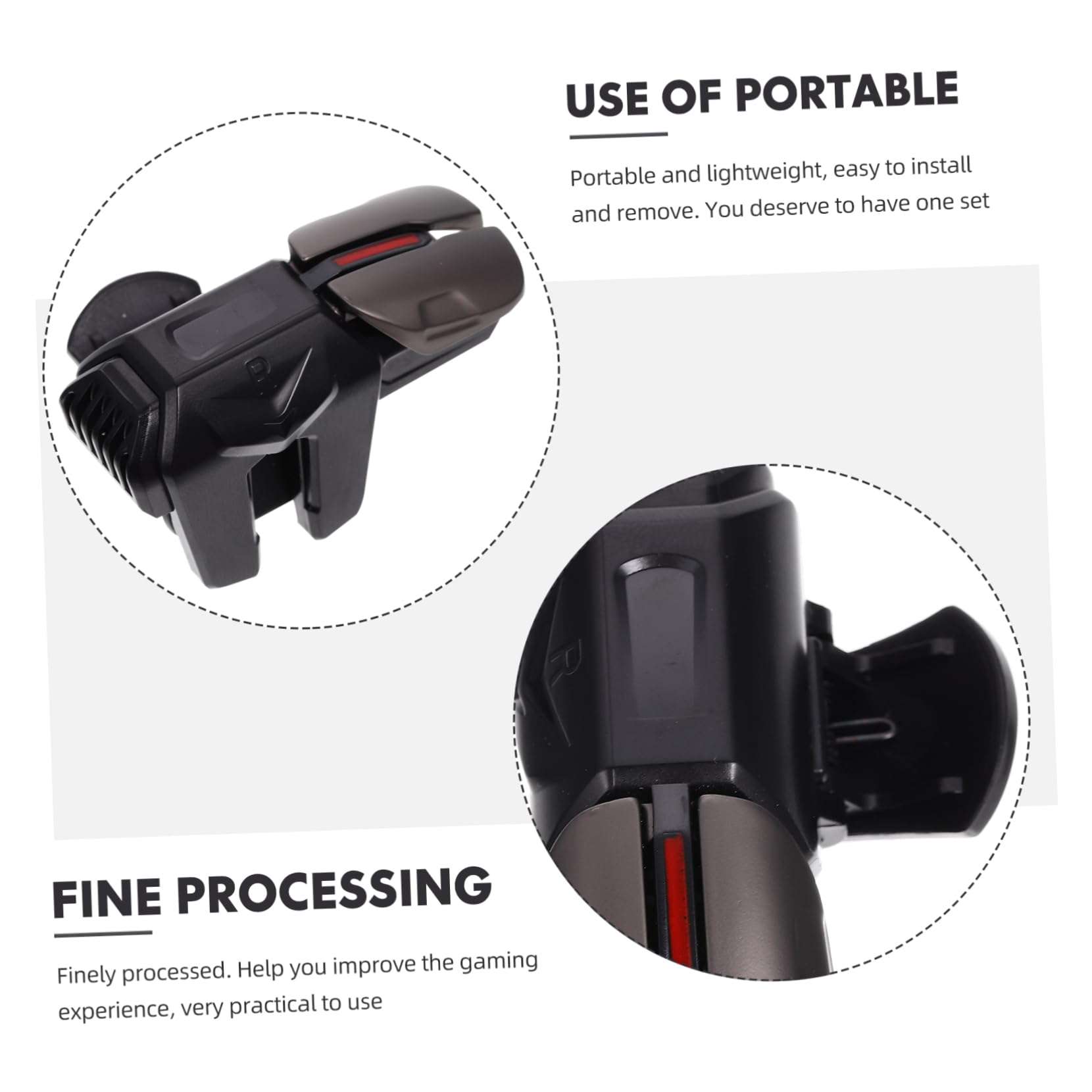 Generic Game Trigger Compact Sturdy Universal Phone Compatibility Improve Your Gaming Experience 3