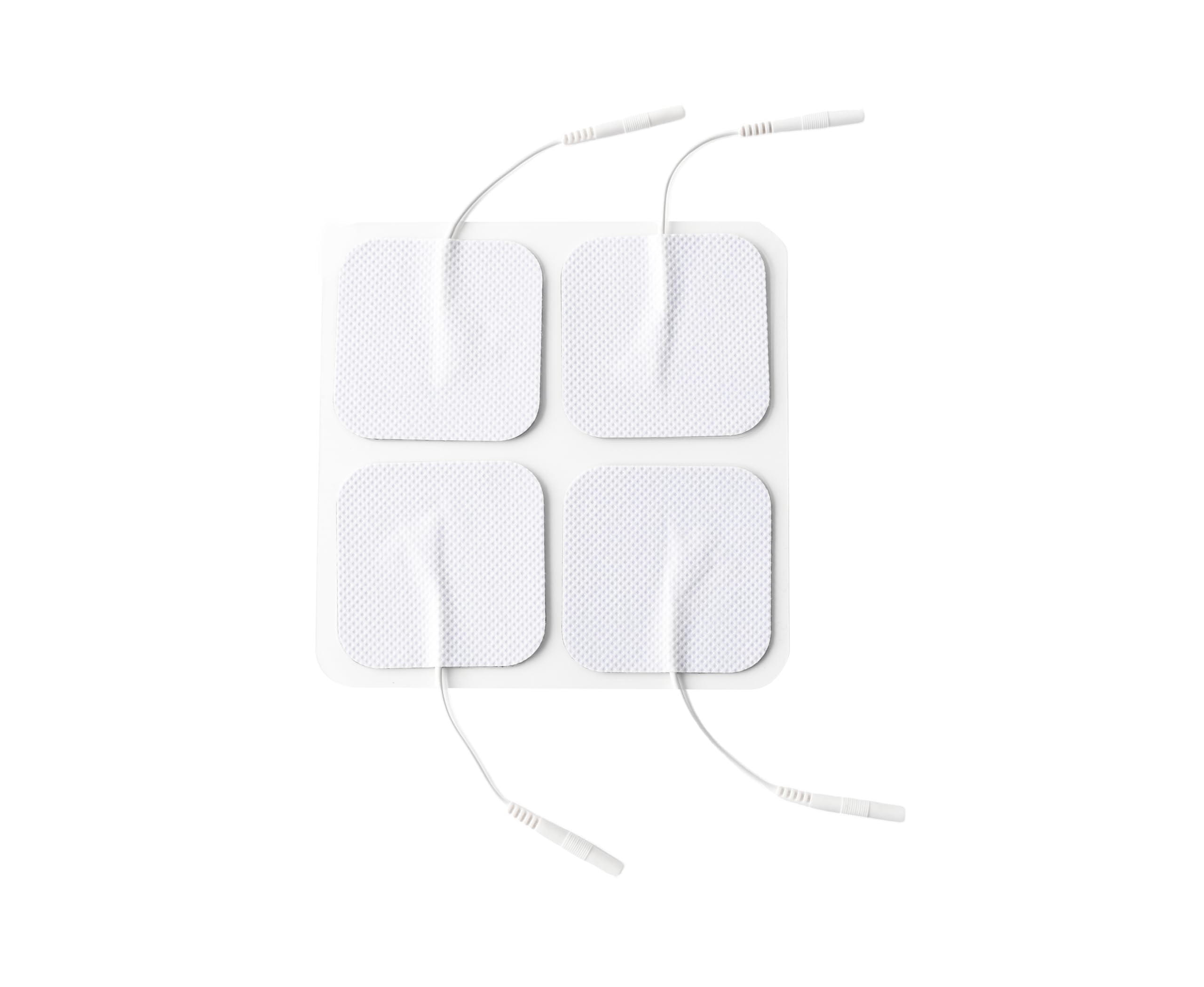 Companio Electrode Patches -TENS/EMS Unit Patches- 2'' Electrode Replacement Patches - Upgraded Self-Stick Performance - Non-Irritating Design for Electrotherapy & Pulse Massagers(set of 4)-5x5 cm 3