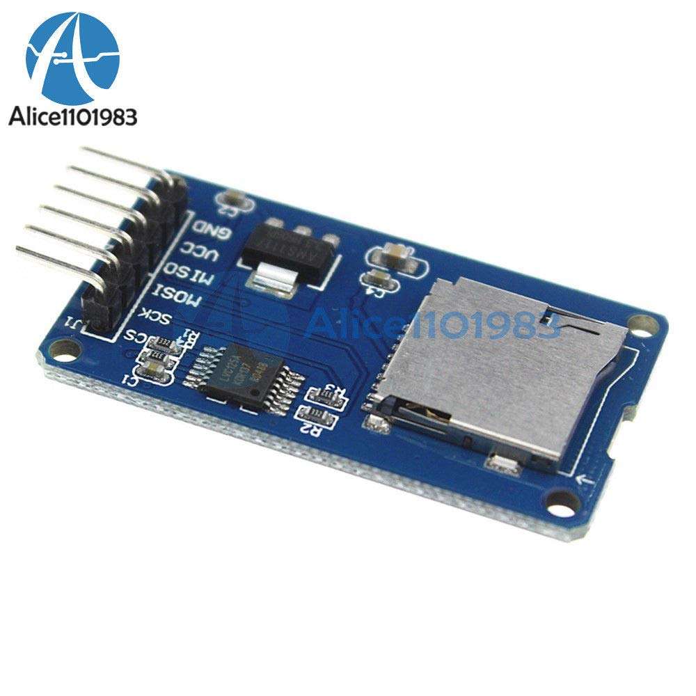 A2Z Quality Micro SD Storage Board Mciro SD TF Card Memory Card Reader Shield Module SPI For Arduino 6