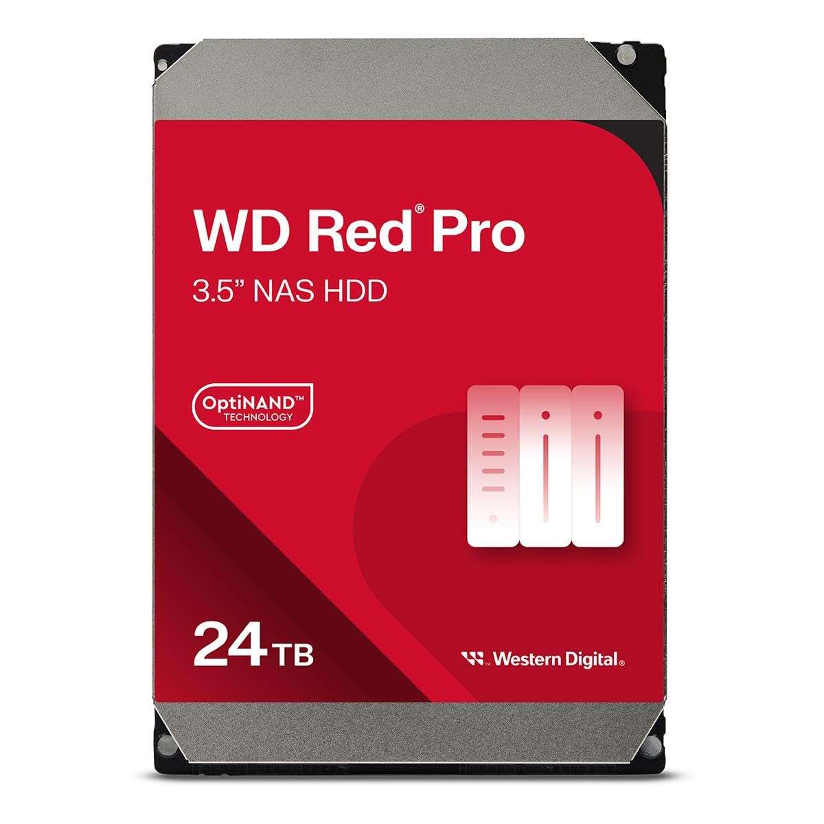 Western Digital 24TB WD Red Pro NAS Internal Hard Drive HDD - 7200 RPM, SATA 6 Gb/s, CMR, 512 MB Cache, 3.5" -WD241KFGX 2
