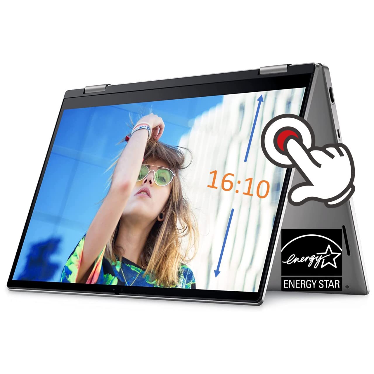 Dell Inspiron 7000 Series Laptop, 10-Core 12th Intel i5-1235U, 2-in-1 14” FHD+(1920 x 1200) 16:10 IPS Touch Screen, Backlit KB, Webcam, Fingerprint, USB-C, Wi-Fi 6 (32GB RAM | 1TB PCIe SSD) 1