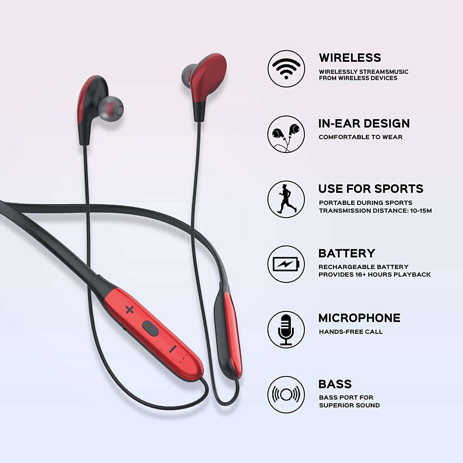 Metal in-Ear Wireless Flex Neckband For Meizu m1 metal Neckband Earphone Bluetooth 5.0 Wireless Headphones with Hi-Fi Stereo Sound, 12Hrs Playtime, Lightweight Ergonomic Neckband, Sweat-Resistant Magnetic EarbudsWireless Earphones with Dynamic Drivers for Immersive Music Experience, IPX5 Sweatproof, 12 Hours Playtime, Flexible Neckband Headphones (ZPP 3,BAND24, Black) 5