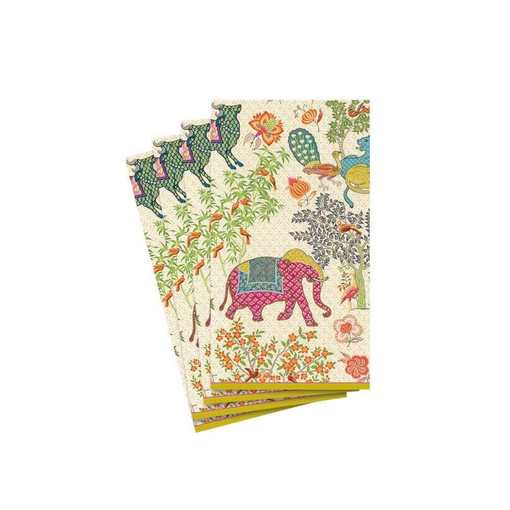 Entertaining with Caspari 15-Pack Le Jardin De Mysore Guest Towels 1